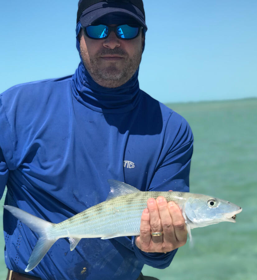 Fly Fishing for Bonefish at Bair's Lodge